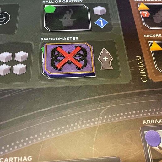 Dune Imperium The Voice Blocking token 3D model