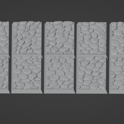 25x50mm.png 25x50mm rectangle cobblestone bases
