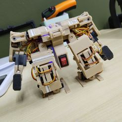 IMG_20221210_114547.jpg STL file Extreme mini size humanoid robot - anvil xms・3D print design to download
