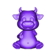 VACA POT .stl Fichier STL Vache assise Jardinière 3D・Modèle imprimable en 3D à télécharger