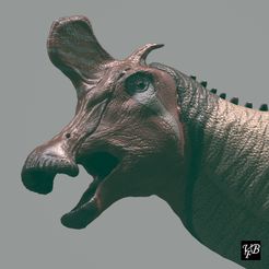 quadrato_artstation-copia.jpg 3D file Lambeosaurus lambei - Statue for 3D printing・3D printable model to download