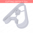 Letter_A~4.75in-cookiecutter-only2.png Letter A Cookie Cutter 4.75in / 12.1cm