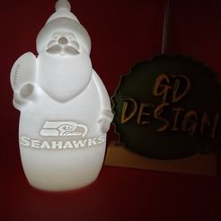 IMG_20231108_113119286.jpg Seattle Seahawks CHRISTMAS NFL FOOTBALL SANTA LIGHT