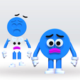 Save-the-shapes-circle0.png Save the shapes 2 Monster 3D Model STL MultiParts No Support Fanart Pack
