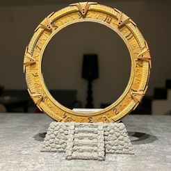 zzcults.jpg STL file Stargate - Fully functional clock・3D printer model to download