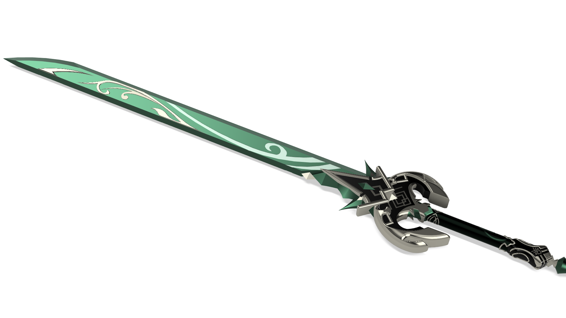 -Datei PRIMORDIAL Jade Cutter STL FILES [Genshin Impact] herunterladen ...