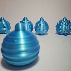 1000001456.jpg Fichier STL Décoration de sapin de Noël en forme de boule・Plan pour impression 3D à télécharger