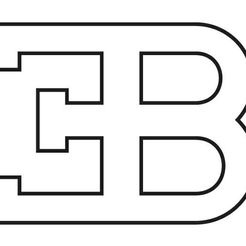 Bugatti_Logo_2.jpg Free 3D file Bugatti key chain・3D printer design to download