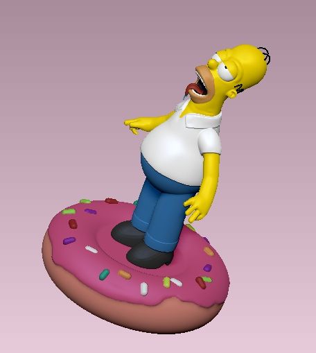 ZBrush-Document.jpg Homer Simpson drooling / homer simpson drooling
