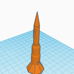 Simple-rocket-PNG1.png Бесплатный STL файл ПРОСТАЯ РАКЕТА・Дизайн 3D принтера для загрузки