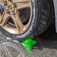 A Rolo de mangueira de jardim para pneus de lavagem de automóveis