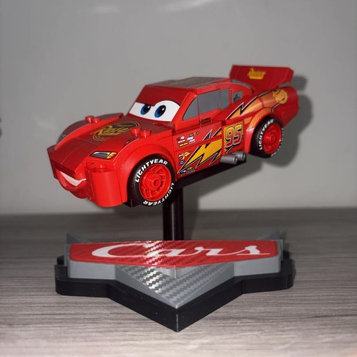 Multi-part stand for LEGO Cars 77255 Speed Champions