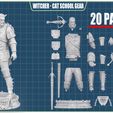 witcher-3d-print-stl-model-fdm-pla-sls-3dprinting-002.jpg The Witcher - Cat School Gear 3D print model