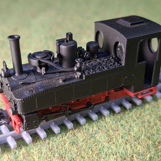 H0f scale D-Feldbahn Locomotive HF - resin