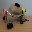 A001.JPG concrete mixer 3D printed