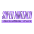 snes.stl super nintendo entertainment system snes logo