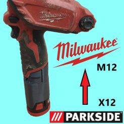 01.jpg PARKSIDE X12 V ON MILWAUKEE M12 Adapter