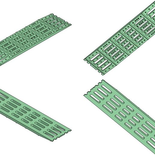 Crawler Scaler Truck Sandboards "Element Ramps" "TRED Boards" - 3D model önizlemesi