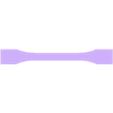 SingleISO527-2_1BB.stl Tensile Strength Test Specimen Generator ISO 527-2, ASTM D638-14