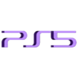 PS5 Logo 200 Letter v1.stl Logotipo del soporte de PlayStation 5