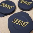 sticaps2.jpg Engine bay cap covers for Subaru Wrx STi (set of 3)