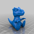 dino.png 3D-Datei Lil Dino kostenlos・Modell zum 3D-Drucken zum herunterladen