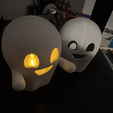 IMG_3256.png 3D file Ghost candle・3D printing template to download