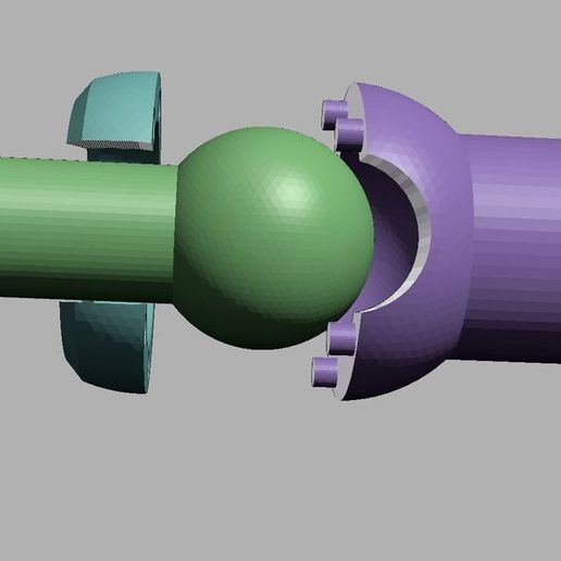 Free STL file Snap and Glue ball joint・3D printing model to download・Cults