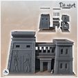 2.jpg Egyptian Building with Central Access and Flat Roofs (4) - Canyon Sandy Landscape 28mm 15mm RPG DND Nomad Desertland African