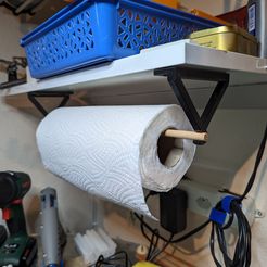 PXL_20230222_023256441.jpg Simple Paper Towel Holder under Shelf