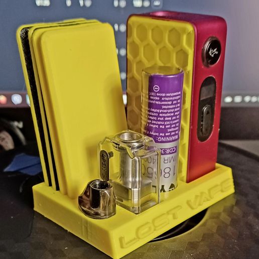 test cigarette électronique que choisir 🧞‍♂️ Lost Vape Centaurus B60 Caddy D1・Fichier STL pour Impression 3D・Cults