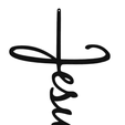 jesus-word-cross.png Jesus Wall Accent