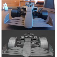 F13DModelFitted.jpg Formula 1 2022 Concept with rolling wheels | PRINT READY