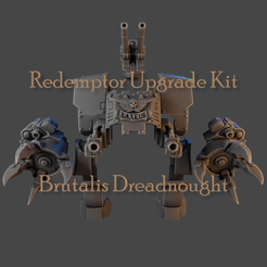 1231ea1.png Archivo 3D Kit de mejora Brutails Dreadnought para Redemptor Dreadnought・Objeto para impresora 3D para descargar