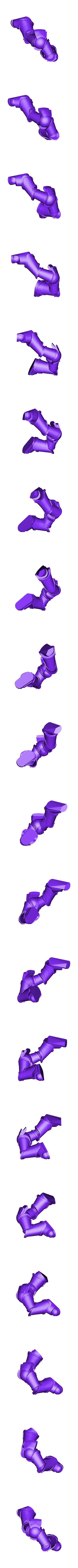 legs_2.stl 13 pairs of power armour legs 28mm
