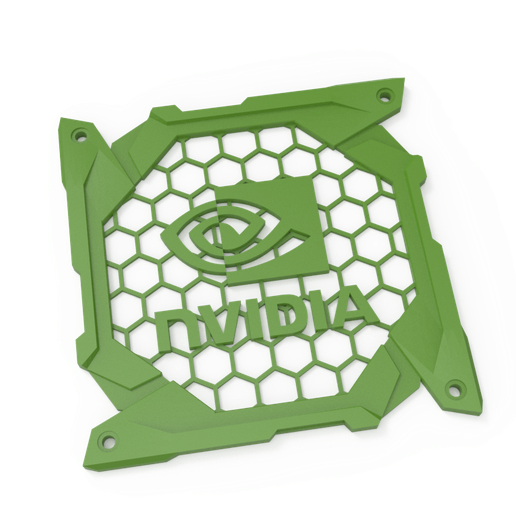 nvidia fan grill 3D model