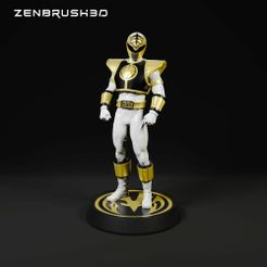 erw-38.jpg White Ranger  -  Morphin Power Rangers  3D PRINTING MODEL STL
