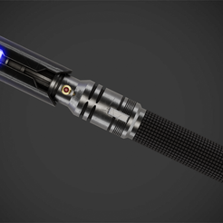 CalKestisLightsaberFrontal.png STL file Star Wars Cal Kestis Lightsaber for Cosplay・Design to download and 3D print