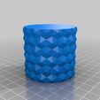 7276419feee99e4012c047a10d59f56e.png Fichier 3D gratuit Vase à surface hexagonale (impression en spirale)・Objet pour impression 3D à télécharger