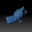 3DPrint1.jpg Nephriri Pink Gecko-Lady- Fantasy- with Full-Size-Texture + Zbrush Original-High-Polygon- STL 3D-Print-File