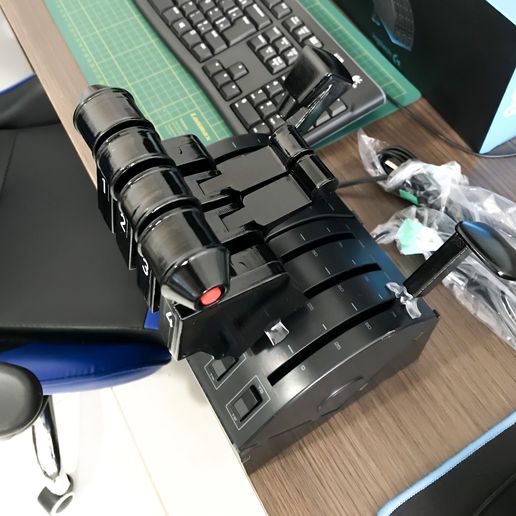 ✈️ Airbus A380 Thrust lever for Saitek・ STL File for 3D