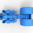 58.jpg Diecast Pulling tractor with 4 jet engines Version 2 Scale 1:25