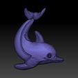 Wire-01.jpg Dolphin Fish  3D Printable Marine Animal Model