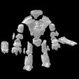 Custom_Telemon_Render_3.jpg STL file CUSTOM CUSTODES TELEMON DREADNOUGHT (FIST & CANNON LOADOUTS)・3D printer model to download