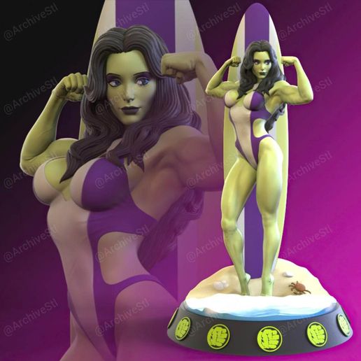 She hulk 3D model