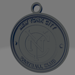 New-York-City-Football-Club.png Fichier STL Porte-clés New York City FC・Objet imprimable en 3D à télécharger