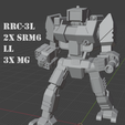 3L.png Red Roc (custom 'Mech, 12 variants, 3 poses)