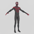 Renders0003.png Spiderman Miles Morales Spiderverse Textured Lowpoly
