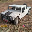 2drPickup2.jpg 3D PRINTED RC CAR HUMMER H1 2 DOOR PICKUP BODY BY AN3DRC