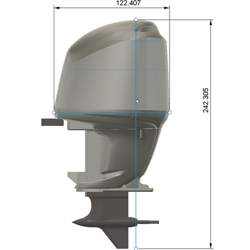 TMRC 250 V3 - 3D Printable RC Outboard Motor - STL Pack